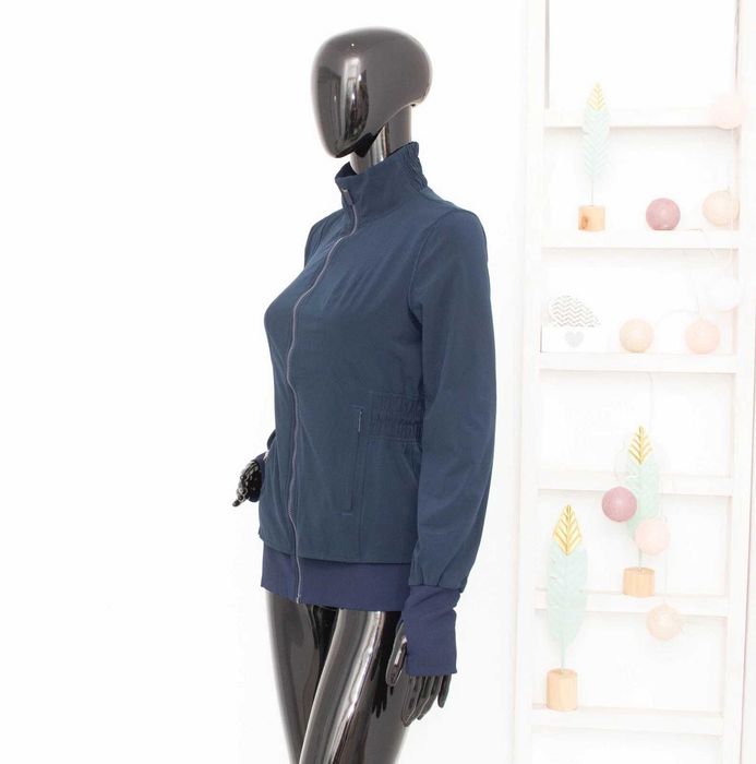 Lululemon Sights Seen Jacket дамско синьо яке спортно за фитнес 6 S