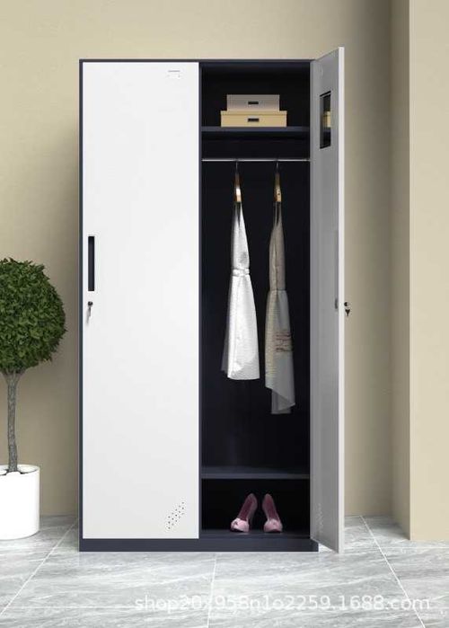 Metall shkaf kiyimlar uchun maktab, bog'cha va uyda foydalanish uchun