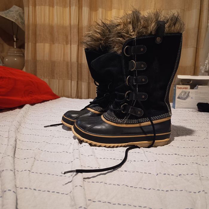 Cizme sorel piele îmblănite 39