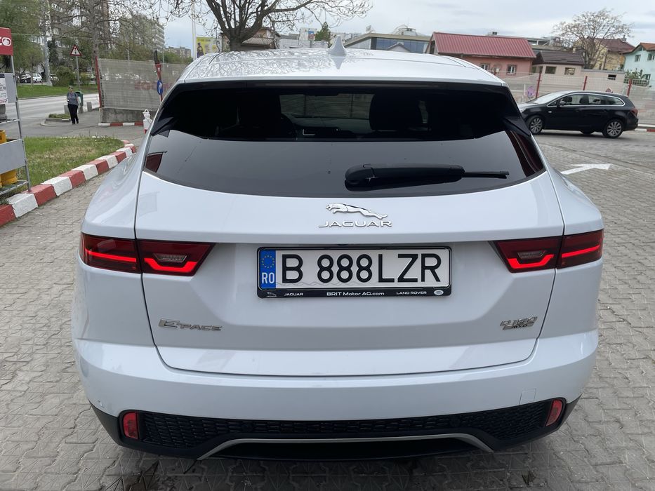 Jaguar E PACE, 180 CP, AWD, Alb perlat, turbina schimbata