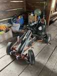 Vand cart cu frana de mana si cu claxon