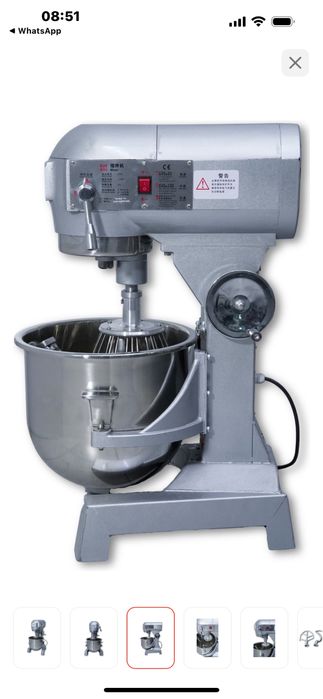 Миксер BACKERCRAFT JLT 20 л серый(тестомес)