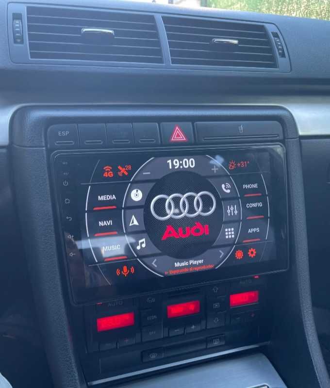 Audi A4 B6 B7 мултимедия Android GPS навигация