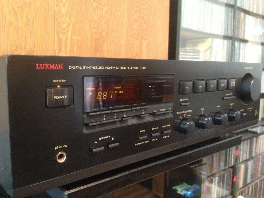 Amplificator/Tuner Stereo LUXMAN R-341 - Impecabil/Vintage/Japan