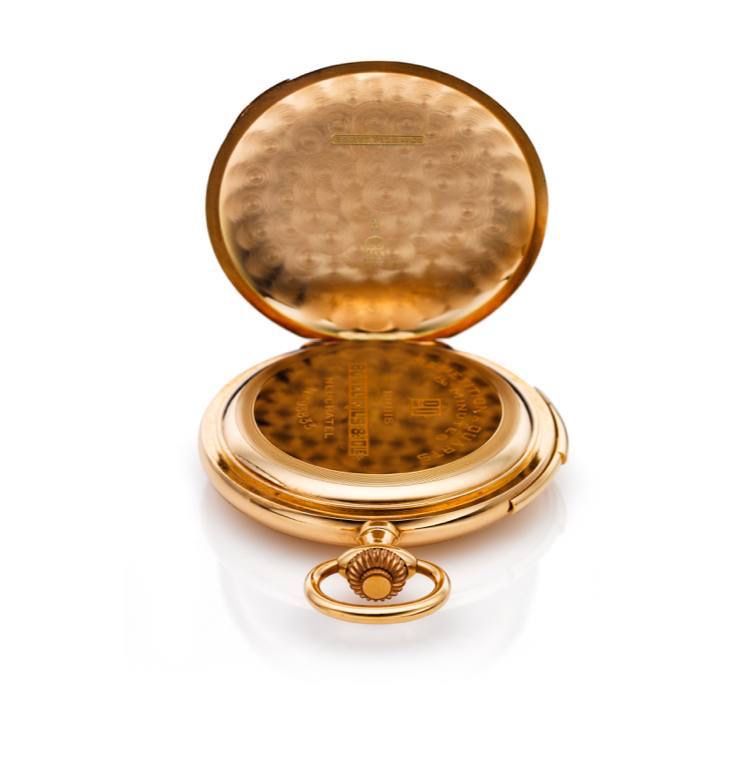 Aнтикварные Швецарские карманны золотые часы Borel Fils & Cie 1886 год
