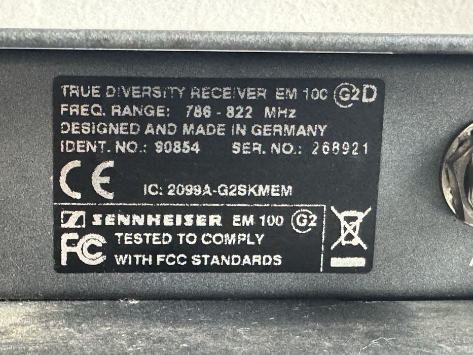 Sennheiser receiver ew100 g2