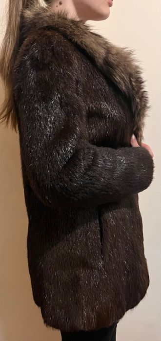 Haină de blană naturală