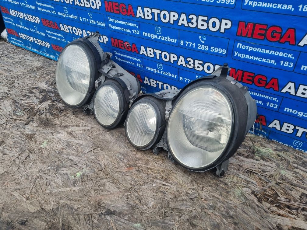 Фары на мерседес w210 рестайлинг.