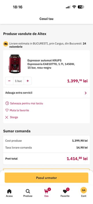 Espressor automat Krups