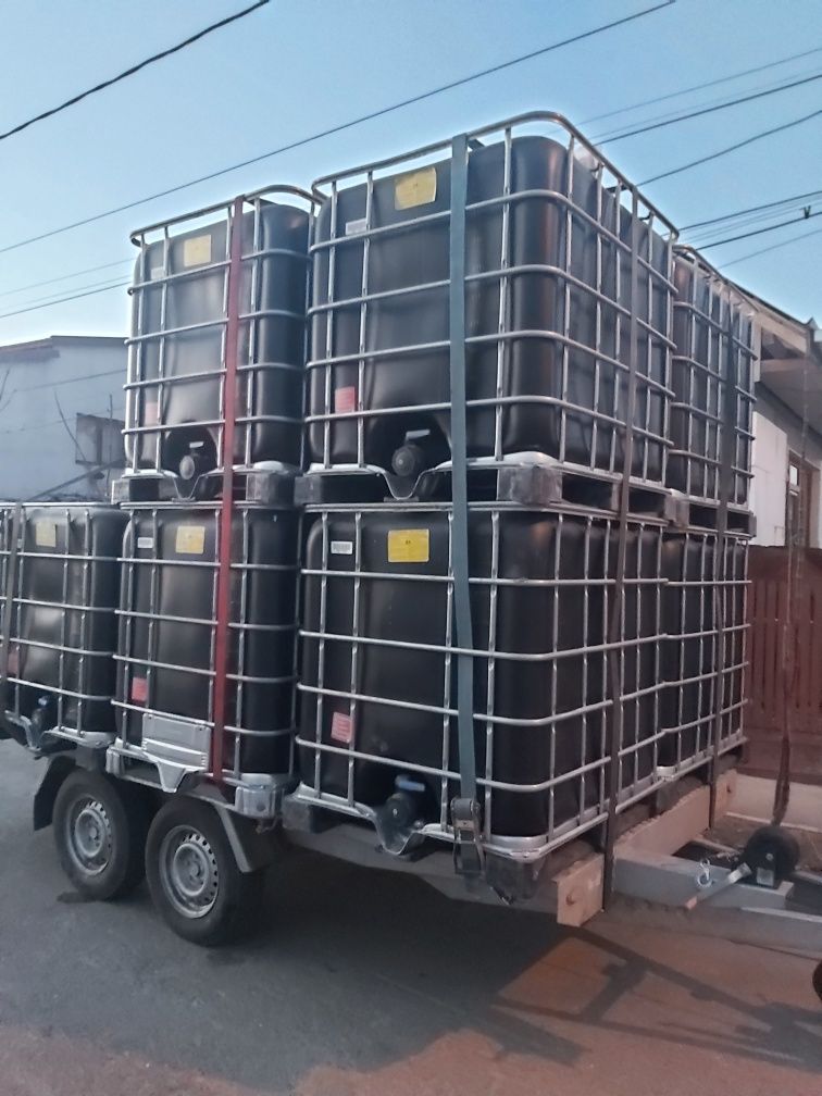 Bazin/ bazine 1000 litri negre(ibc, rezervor, cub) - posib transport