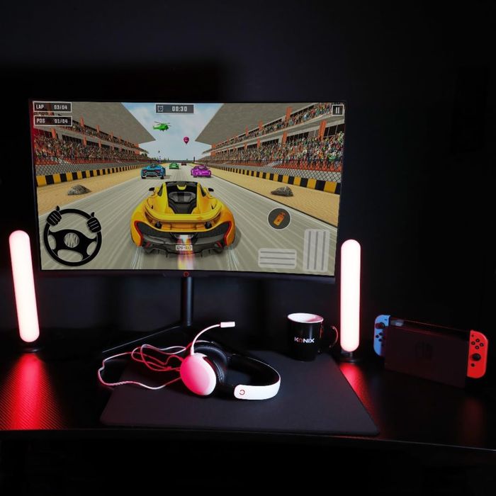 Căști de gaming circumaurale cu fir Konix pentru Nintendo Switch 2