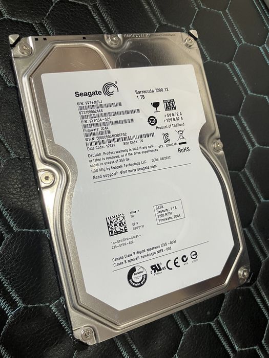 Жесткий диск 1 терабайт