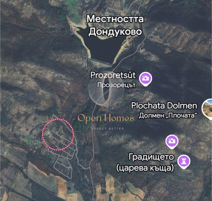 Парцел вилна зона с. Златосел, до яз. Дондуково
