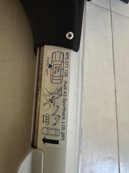 Оригинални греди за Audi A3 sportback