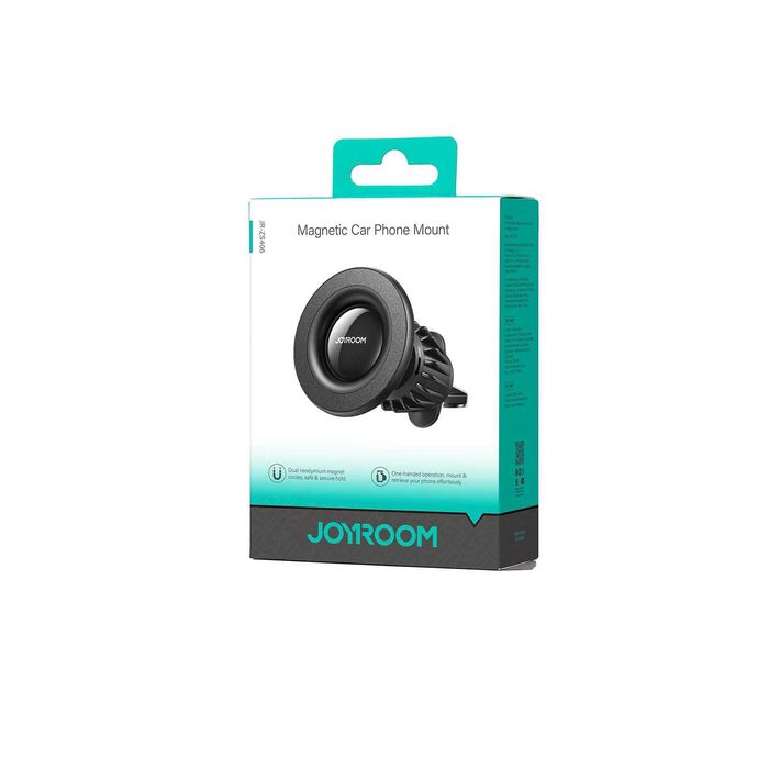 Suport Auto, montaj Ventilatie, Magnetic, Circle, PullClip, Black