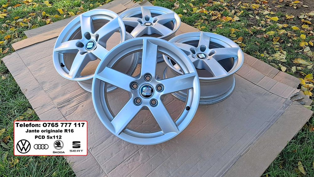 5x112 R16 Jante orig SEAT Alhambra Leon VW Sharan Tharu Tiguan Audi Q3