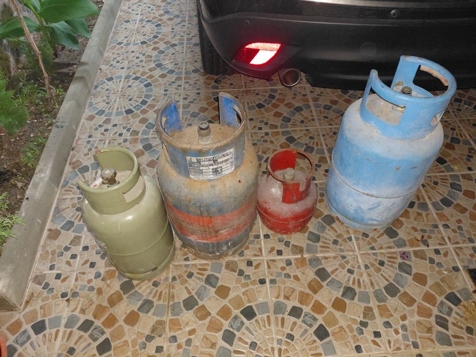 Газови бутилка, голяма