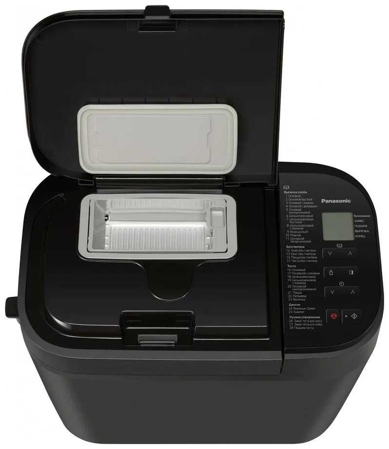 Хлебопечка Panasonic SD-R2530KTS вес-объем выпечки 1.1 кг