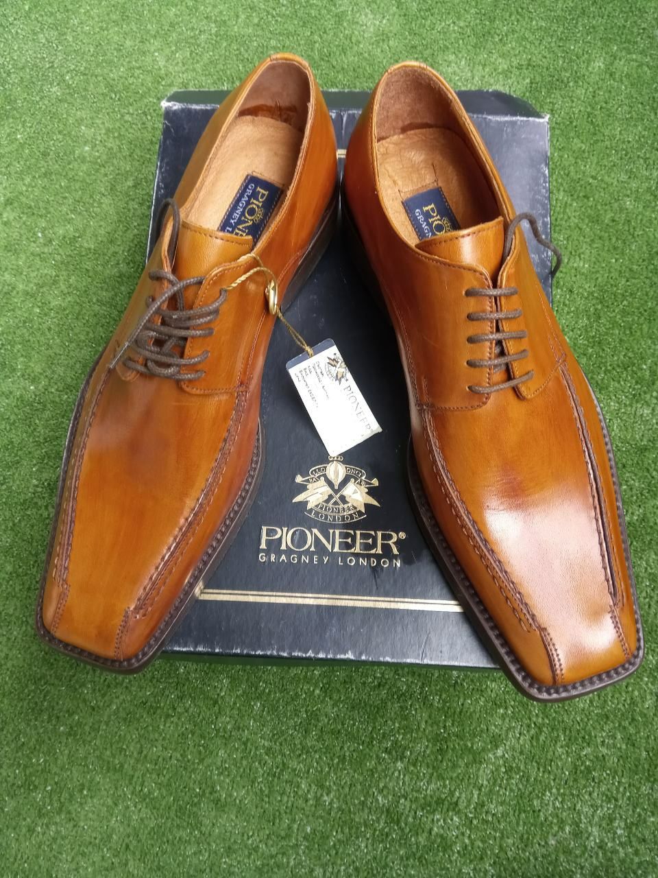 Мъжки обувки от естествена кожа Pioneer