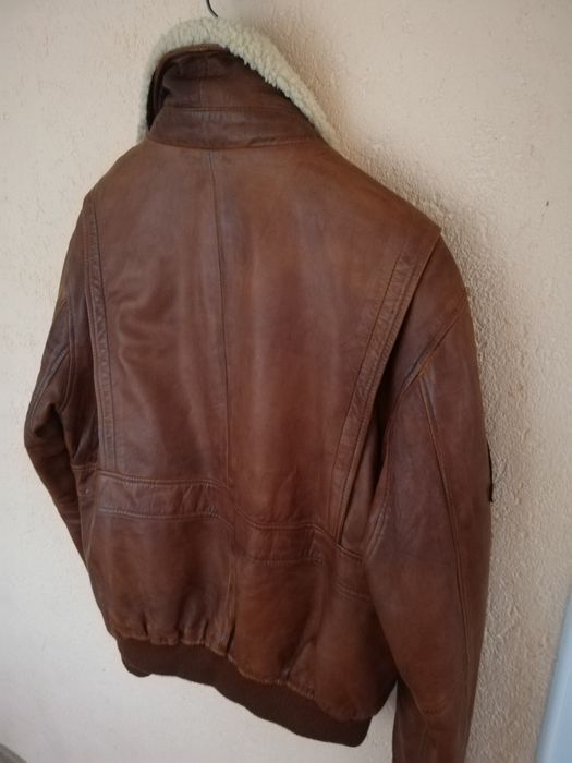 Geaca piele bărbati Aviator Newton xl