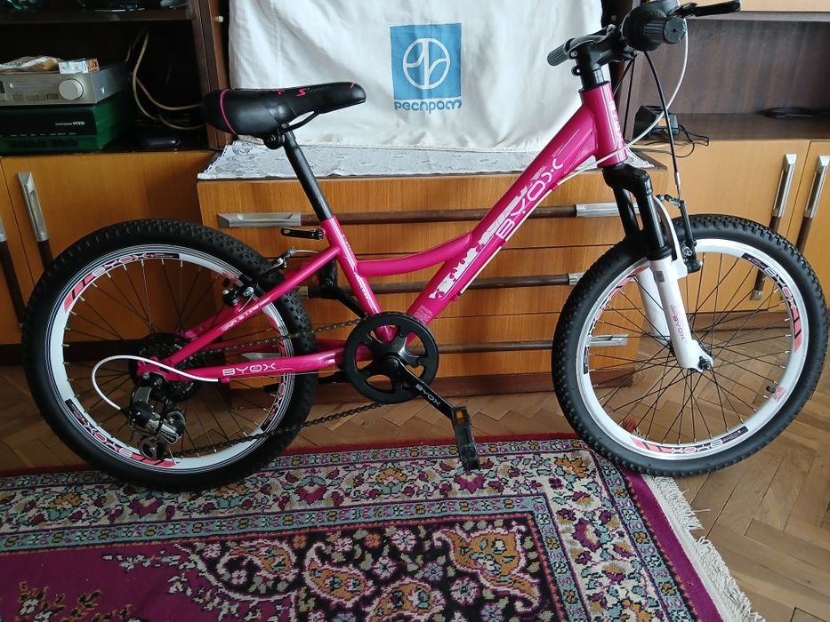 Детско Колело Byox Princess  20 " гуми,  със скорости SHIMANO