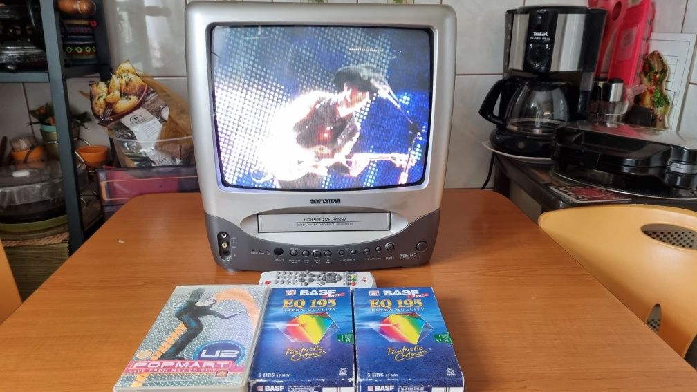 Samsung combo tv videorecorder vhs editare monitor