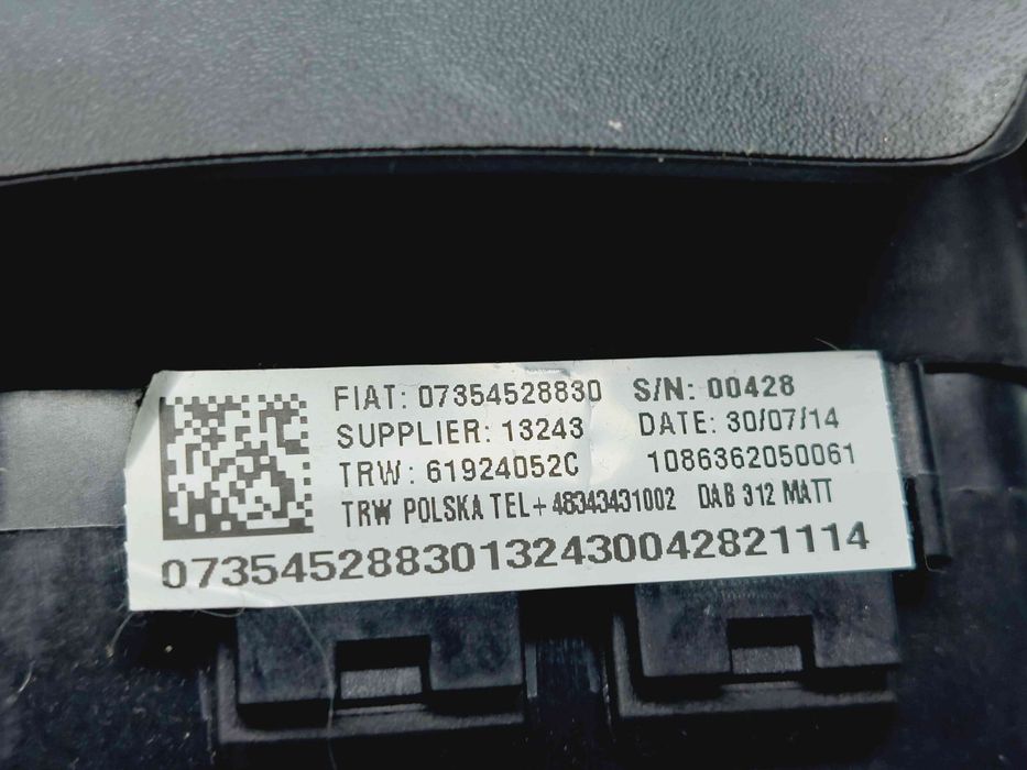 Airbag volan Fiat 500s [Fabr 2010-2016] 07354528830
