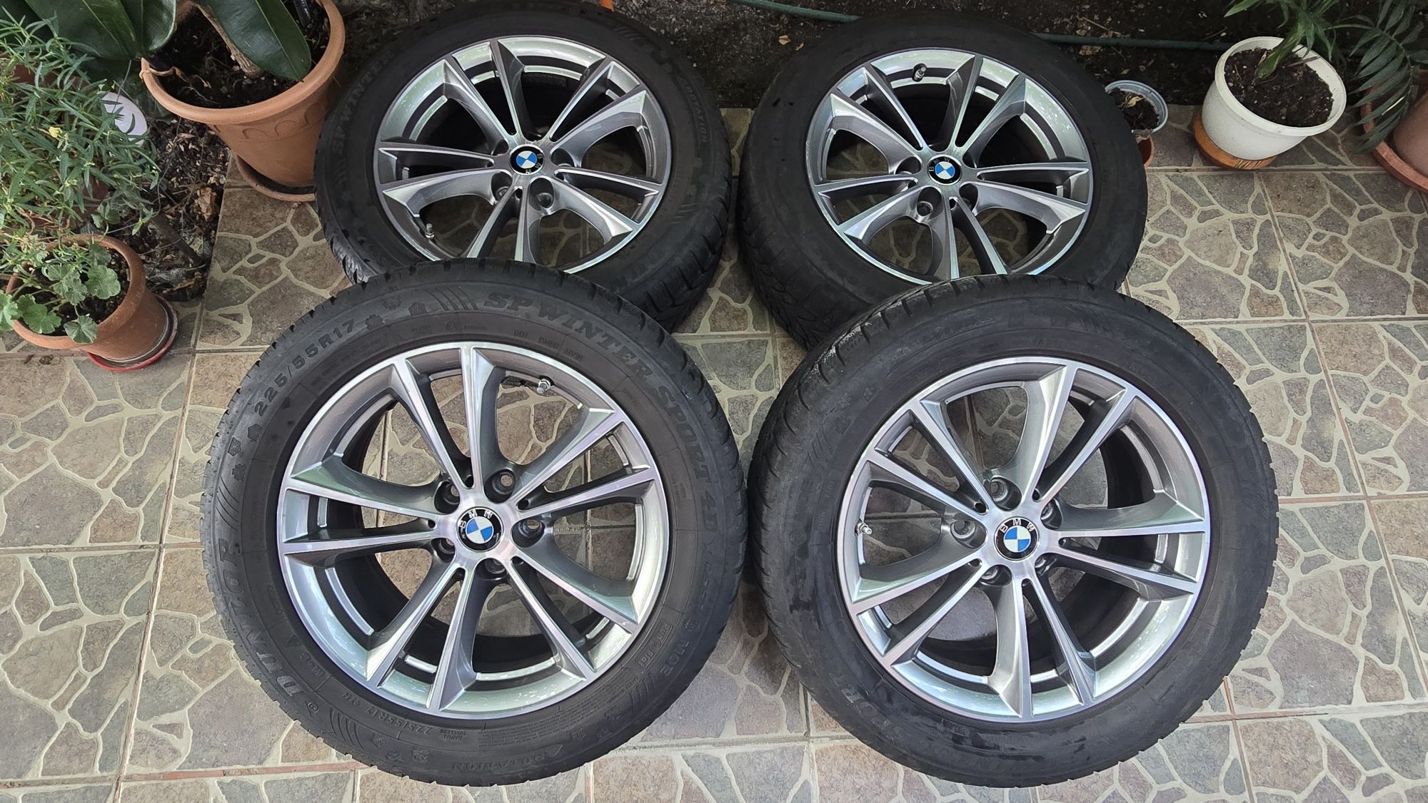 Jante aliaj BMW g30 g31 anvelope 225 55 r17 roti seria 5 5x112