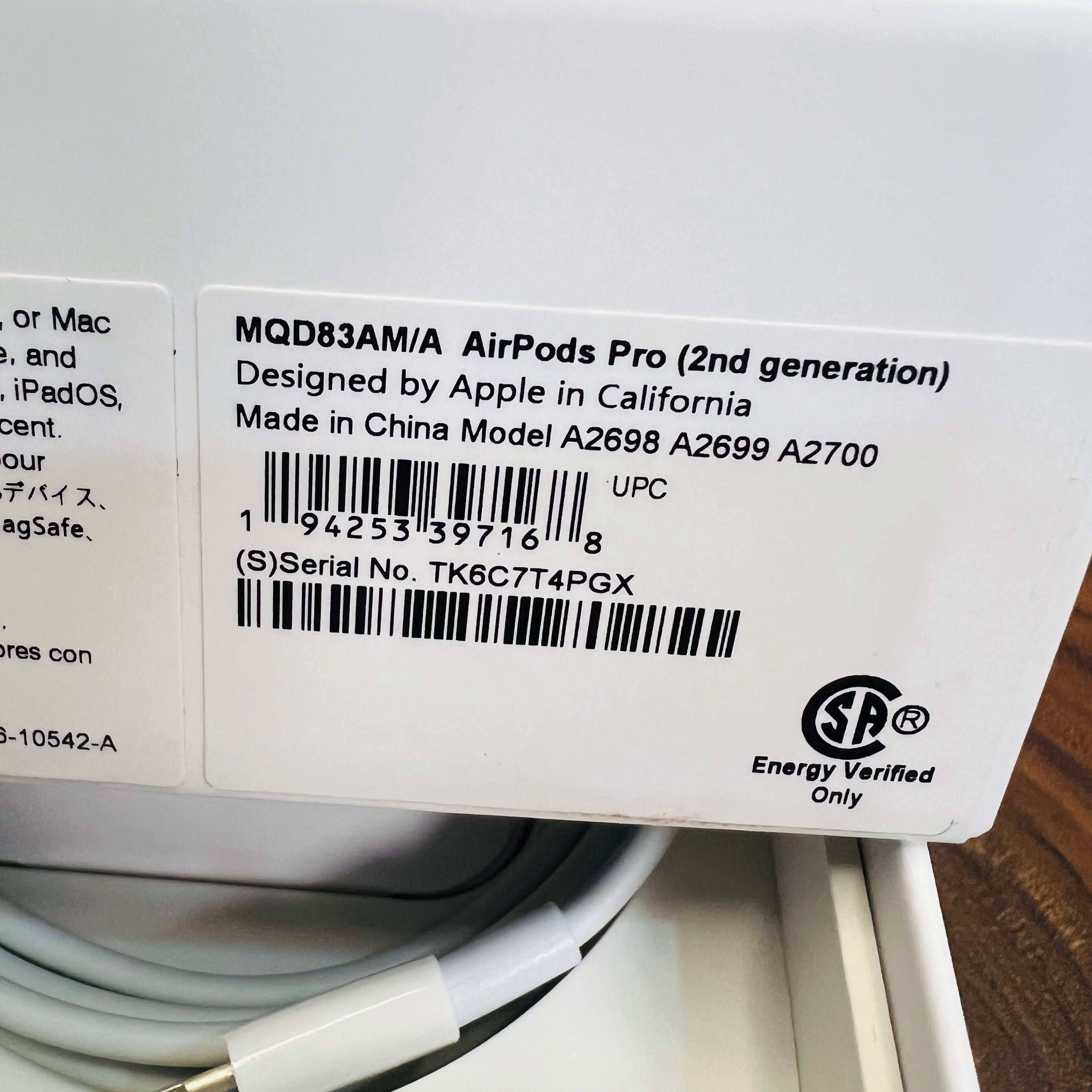 AirPods Pro 2dn Gen USB C to Lightning
