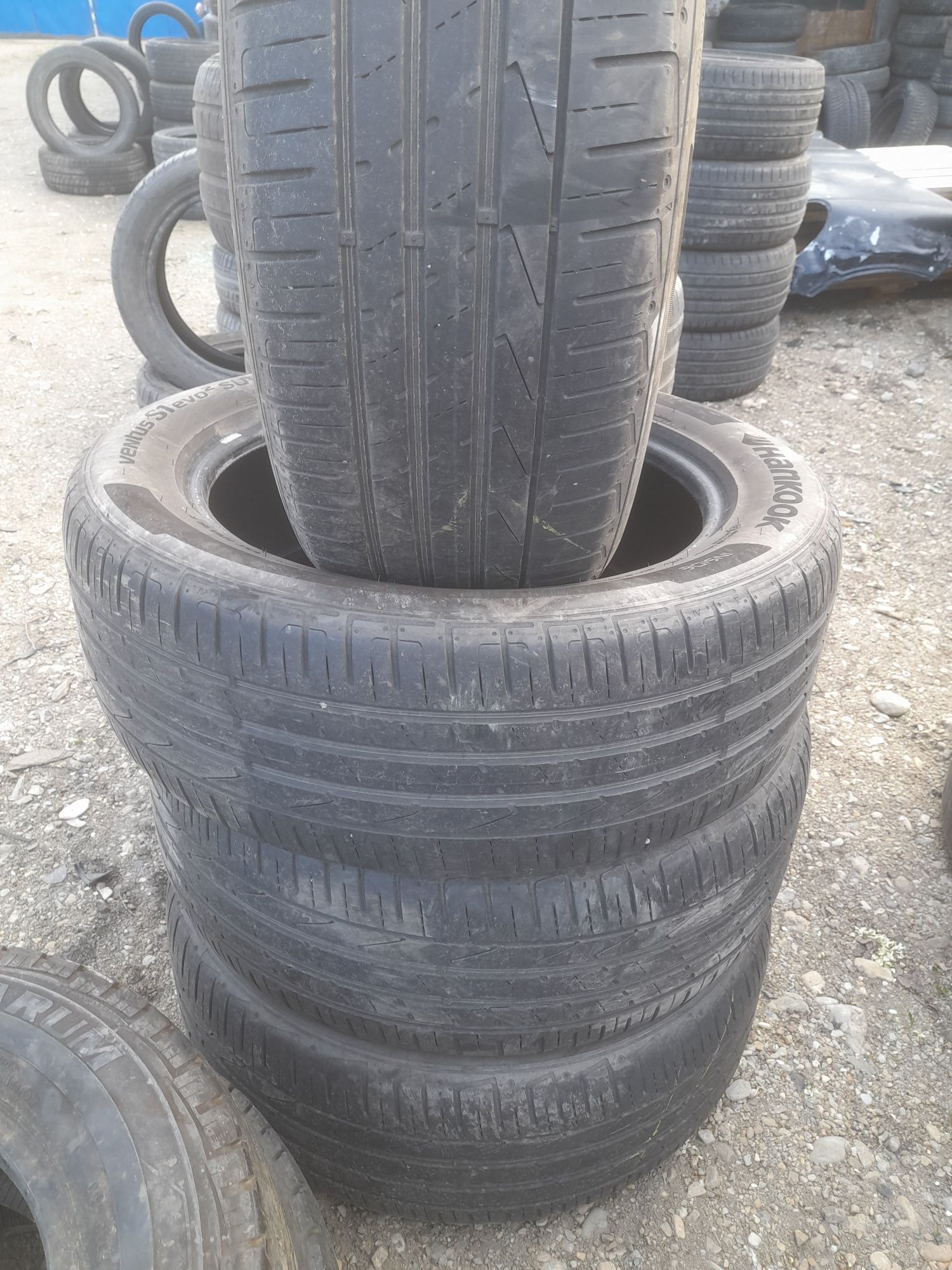 Vând set 4 anvelope 225 55 18 hankook de vara dot 2019