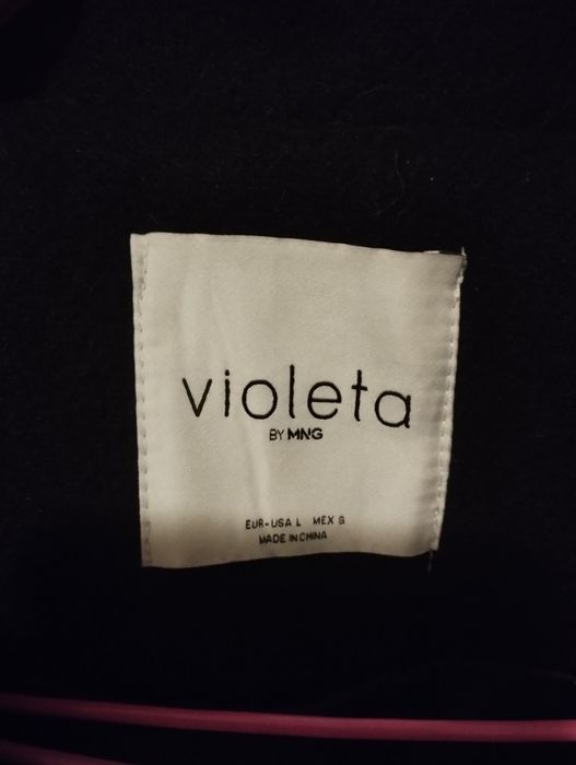 Черно дамско палто MNG, Violeta. Черни палта  Zarа