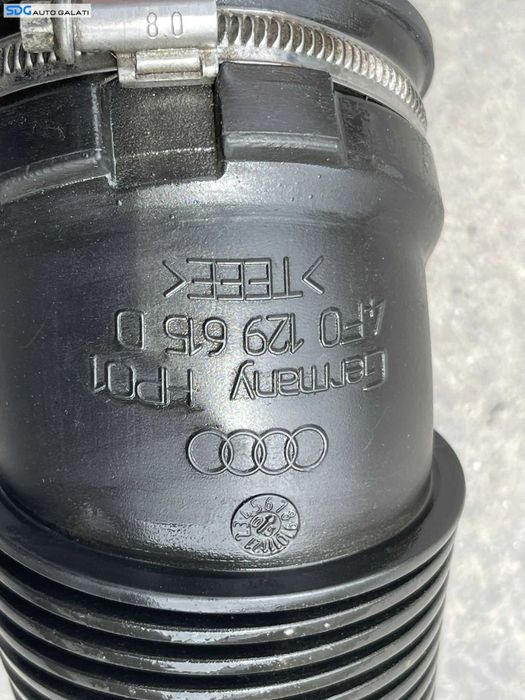 Furtun Conducta Tubulatura Racord Admisie Debitmetru Aer Audi A6 C6 4F 2.7 TDI BPP BSG 2005 - 2008 Cod 4F0129615D [C5632]
