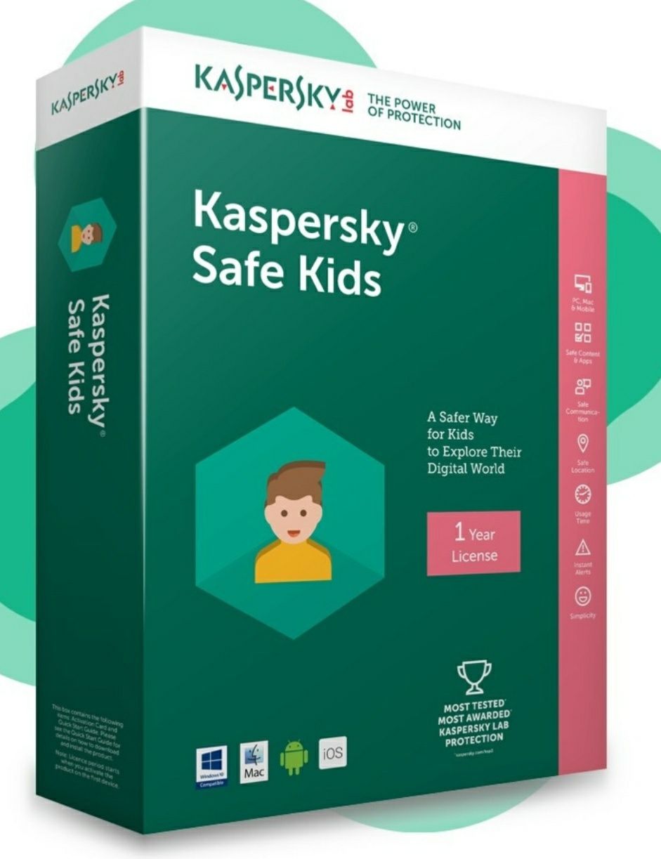 Kaspersky safe Kids 1 an