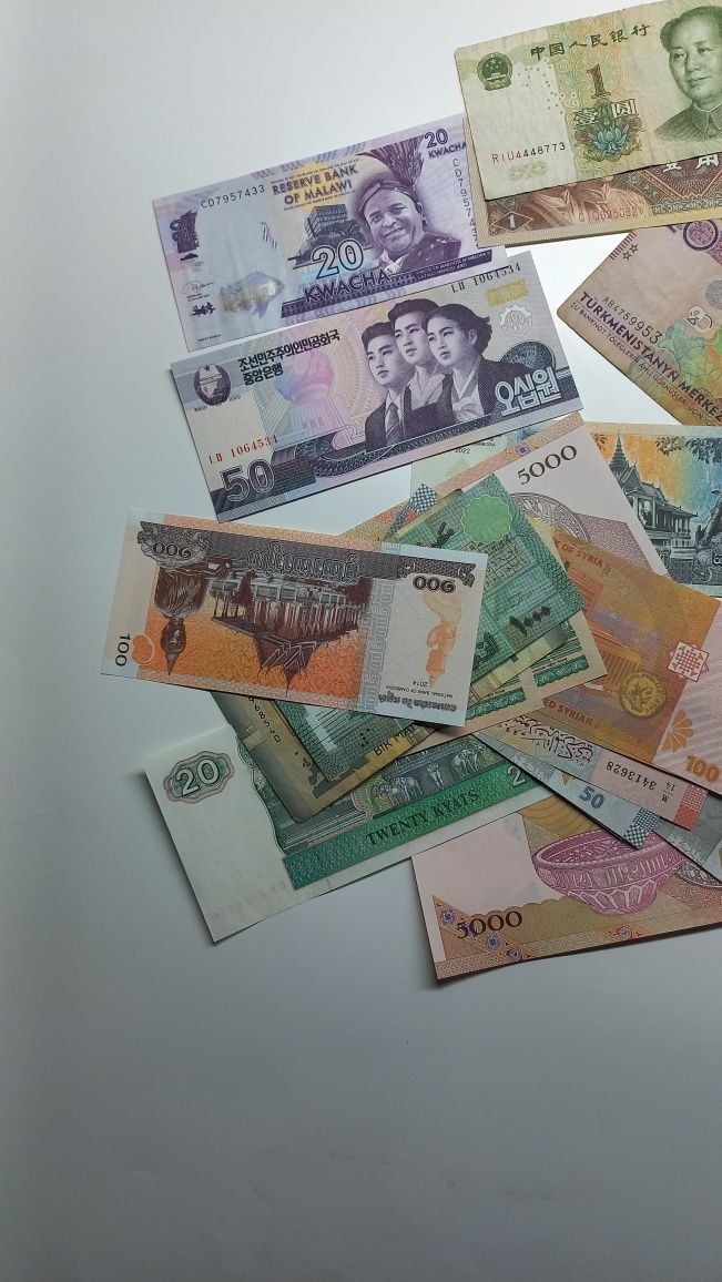 Продам банкноты с разных стран