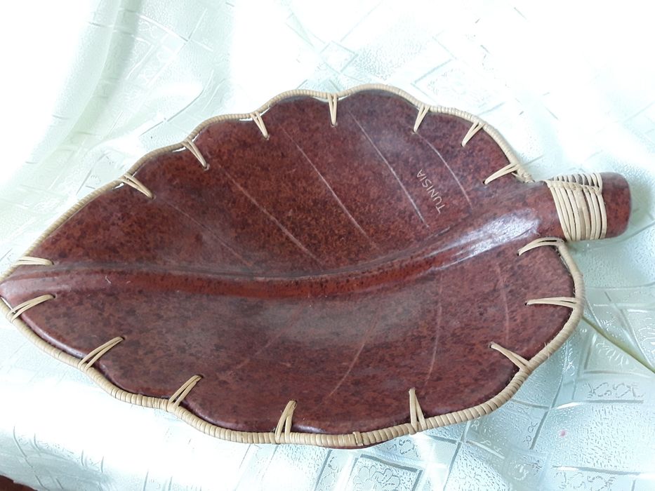 Centru de masa/ fructiera lemn Tunisia, o piesa deosebită