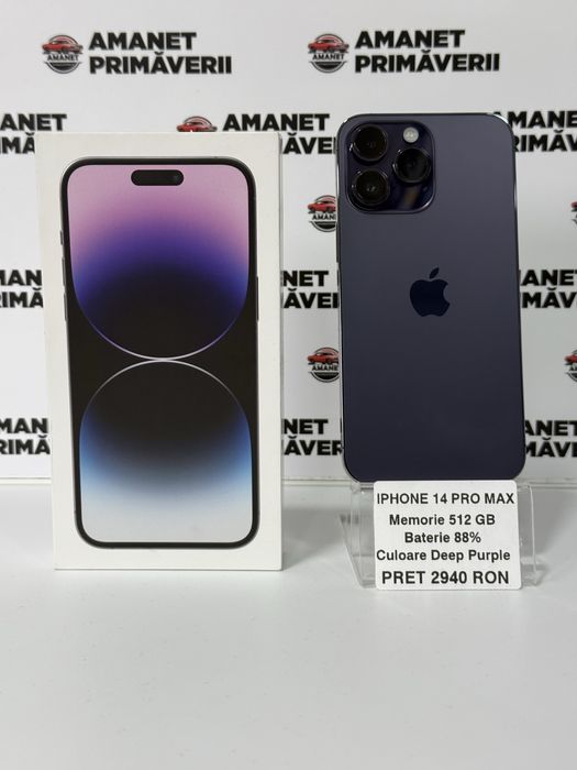 Iphone 14 PRO MAX 512 GB Baterie 88%