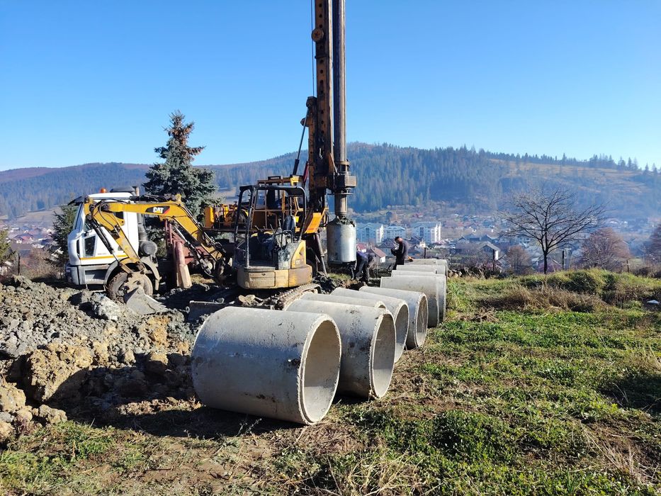 Foraje puțuri  Fantani fose