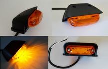 1 бр. диодни ЛЕД LED габарити  овал за таван 12-24V 3 цвята , Полша