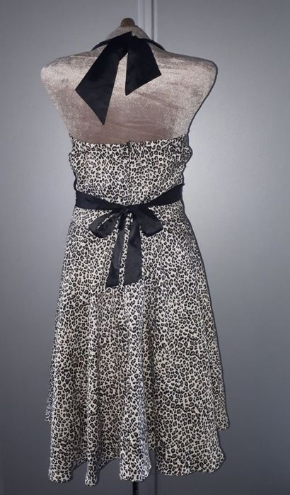 Платье леопард.S-M