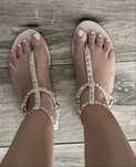 Sandale Zara, piele naturala, 37