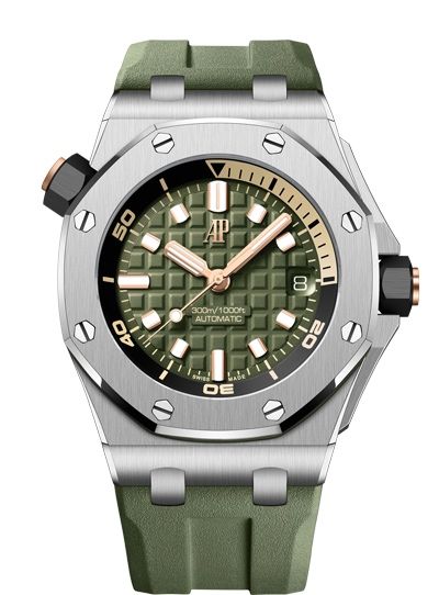 Часовник Audemars Piguet Royal Oak Offshore Diver Green Dial