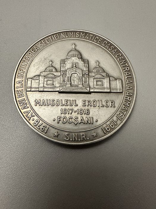 Medalie maresalii armatei romane argint