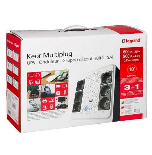 UPS Legrand KEOR MULTIPLUG изход 6xSchuko