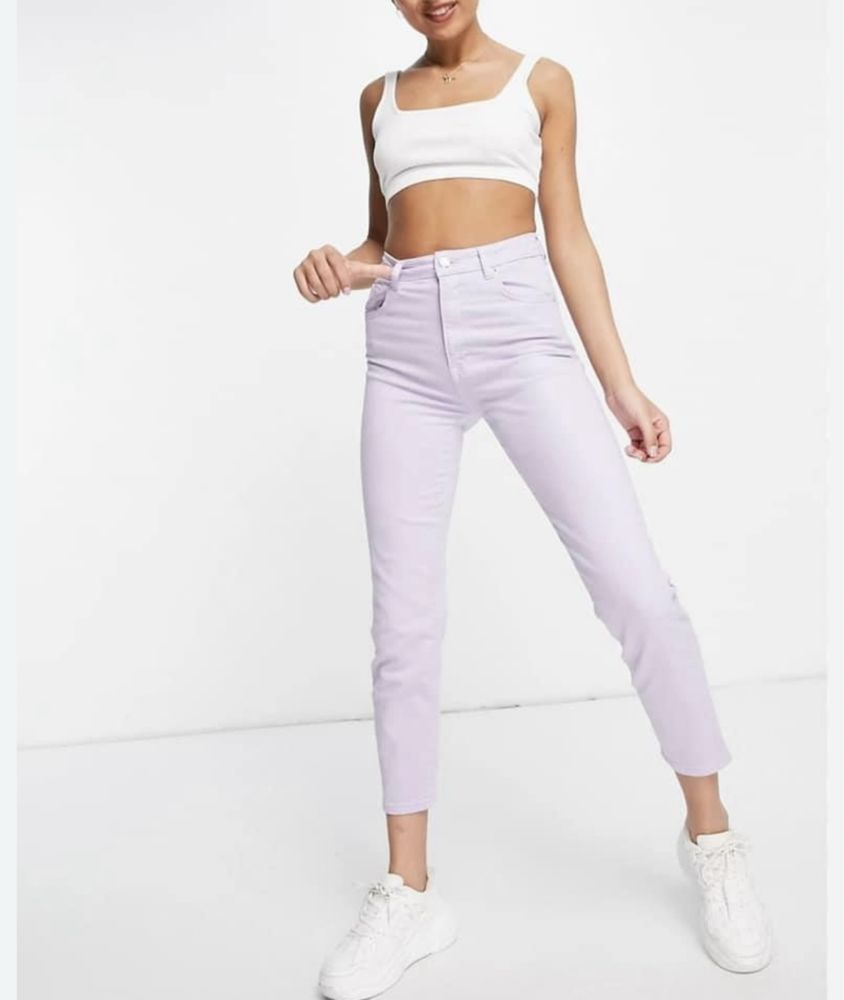 Светло розови Дънки Zara + ПОДАРЪК топ по избор