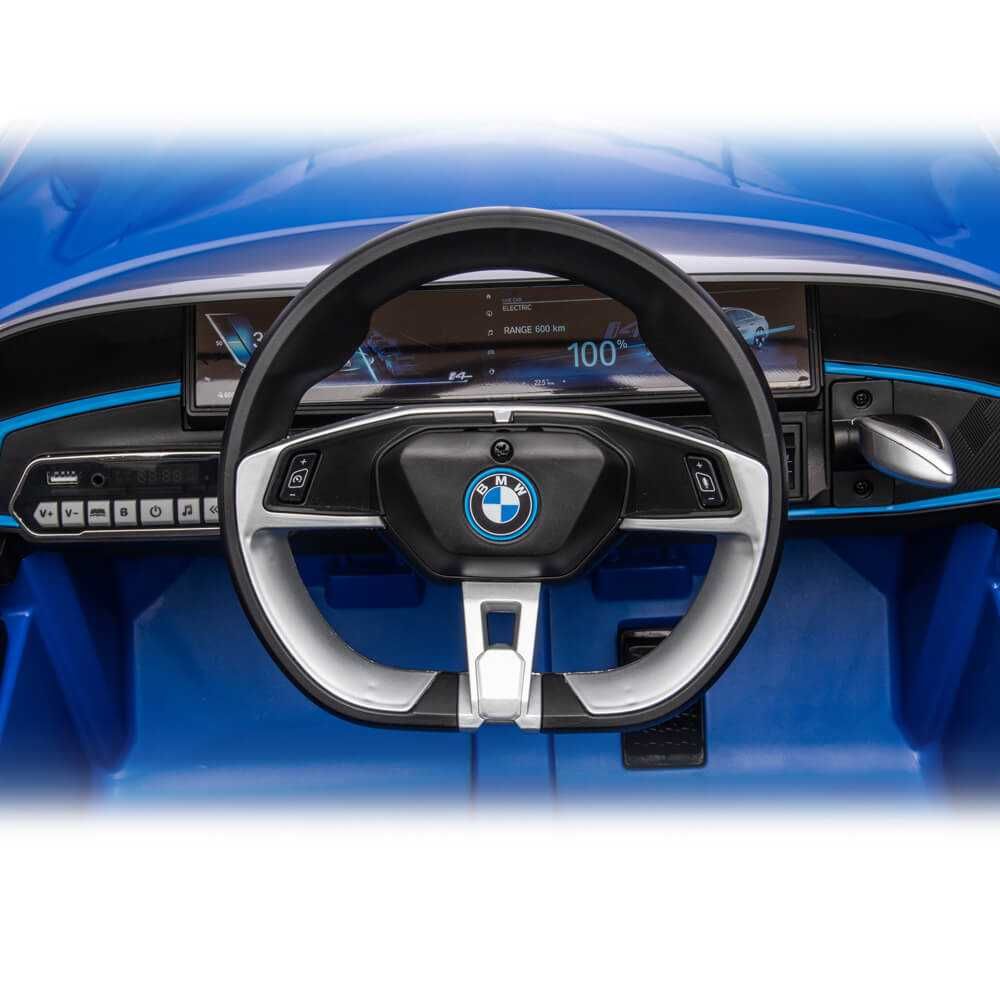 Masinuta electrica BMW i4, neagra, garantie!