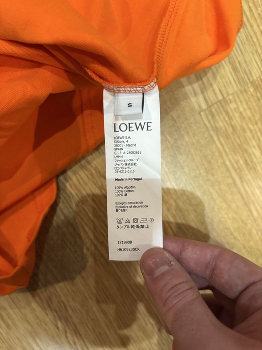 tricou loewe portocaliu
