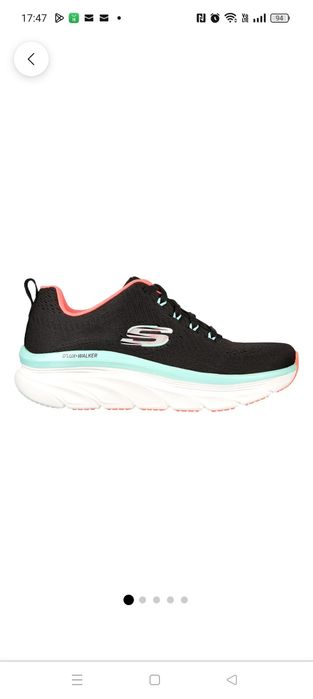 Sketchers Relaxed Fit de plasă D'Lux Walker Fresh Finesse+ candelă