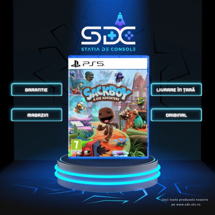 SackBoy A big Adventure PS5 (Playstation 5)  |StatiaDeConsole