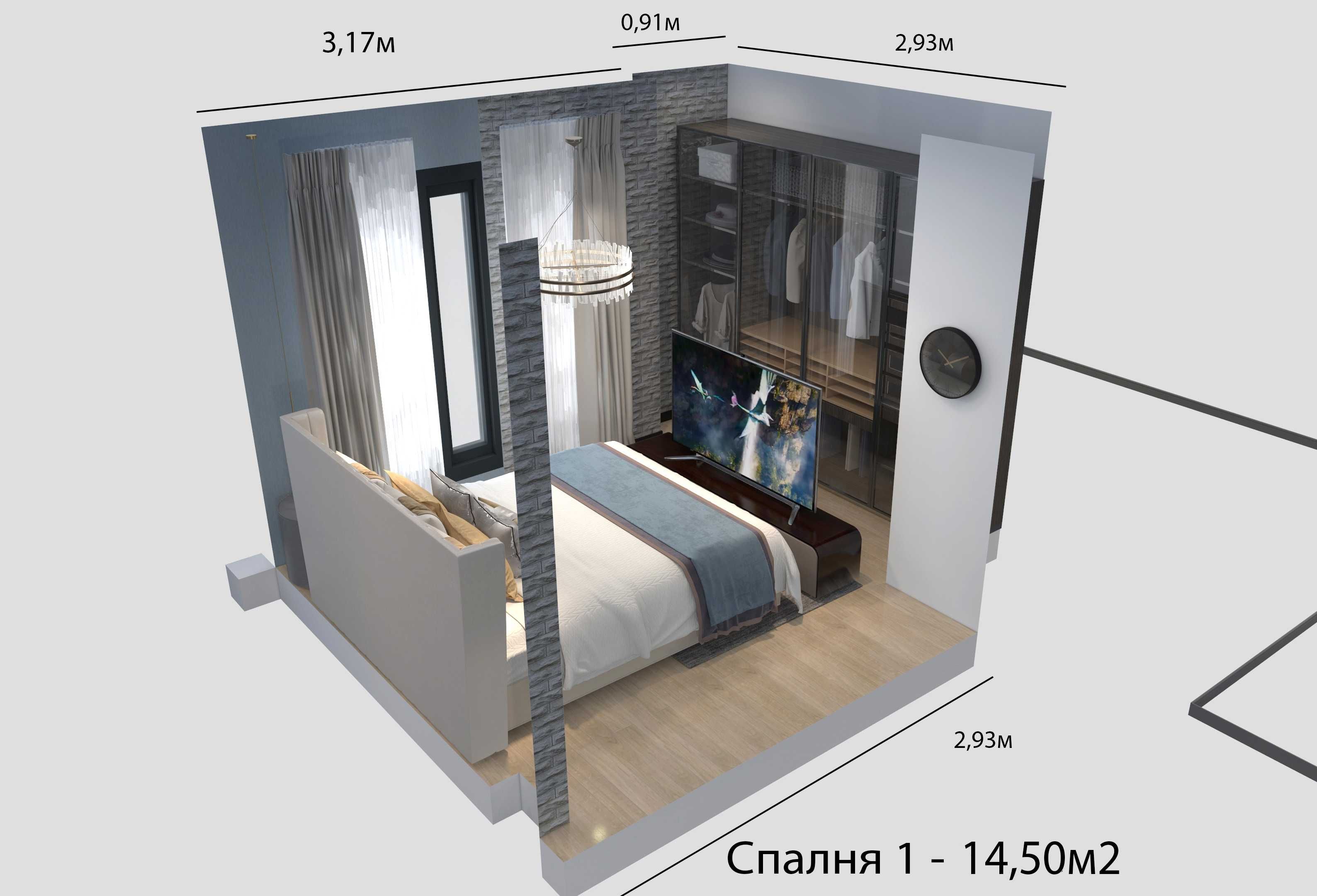 Уникален Тристаен Апартамент 115м2 - Бутикова сграда "UGOMAN" -Княжево