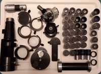Lot accesorii microscop IOR (sau Zeiss)